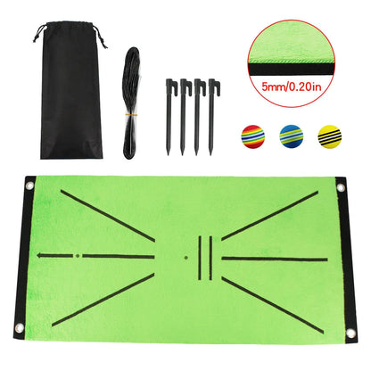 Folding Chipping Net: With Foam Balls and Impact Mat