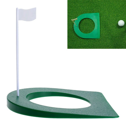 Putting Cup and Flag: Green